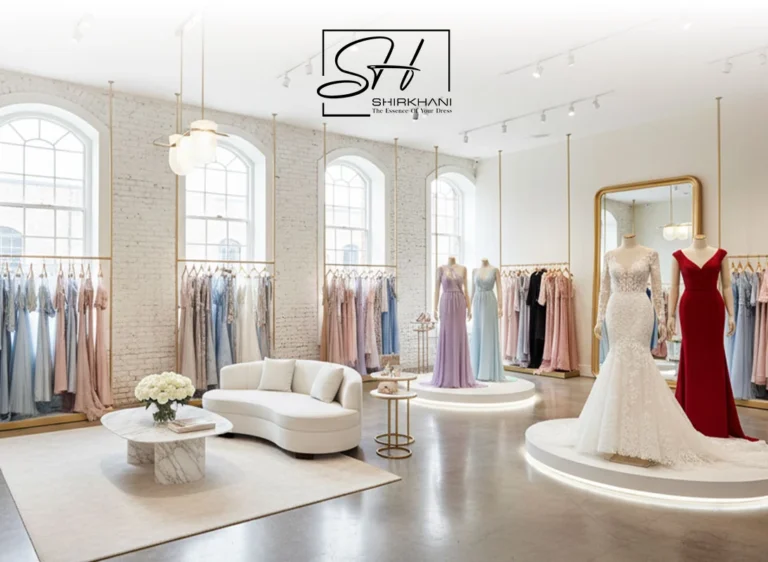 دوخت لباس عروس متناسب با فرم اندام